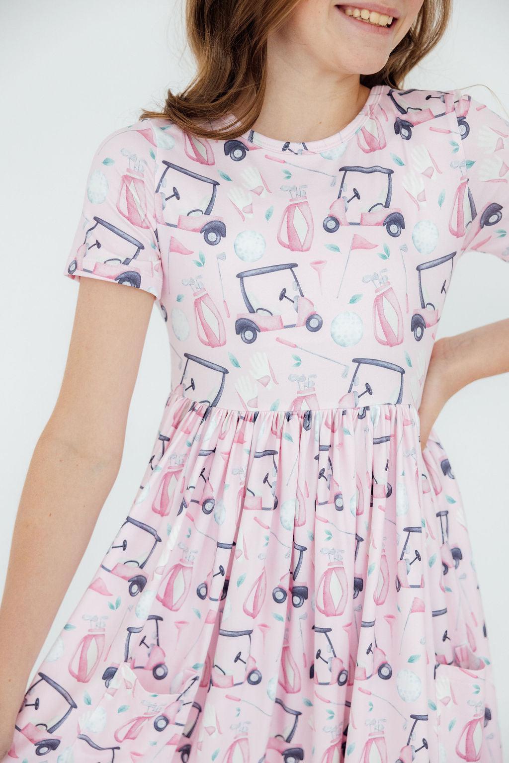 Tee Time S/S Pocket Twirl Dress by Mila & Rose ®