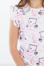 Tee Time S/S Ruffle Tee by Mila & Rose ®
