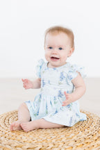 Texas Bluebonnets S/S Flutter Twirl Bodysuit by Mila & Rose ®