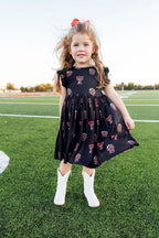 Texas Tech Black Raider Red Flutter Twirl Dress by Mila & Rose ®