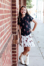 Texas Tech White Raider Red Twirl Skort by Mila & Rose ®