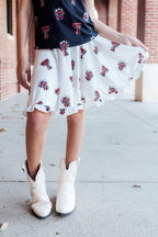 Texas Tech White Raider Red Twirl Skort by Mila & Rose ®