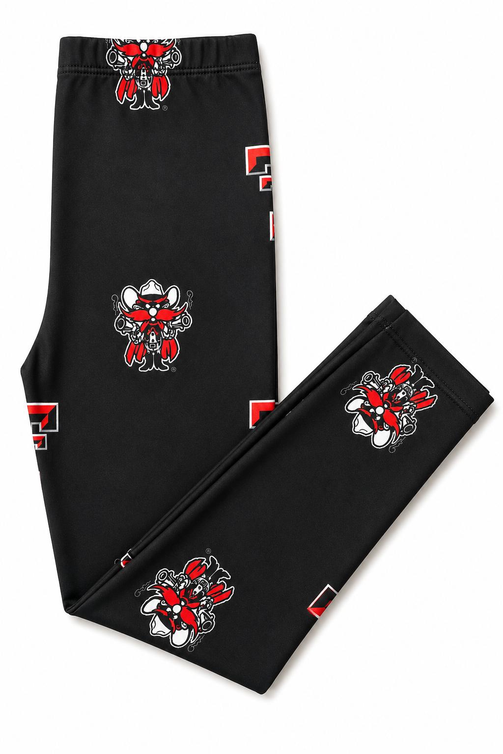 Texas Tech Black Raider Red Leggings by Mila & Rose ®