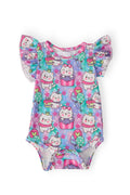 Time To Purr-ty S/S Flutter Bodysuit by Mila & Rose ®