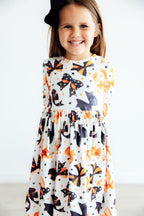 Trick or Twirl 3/4 Sleeve Pocket Twirl Dress by Mila & Rose ®
