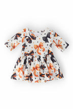 Trick or Twirl 3/4 Sleeve Twirl Bodysuit by Mila & Rose ®