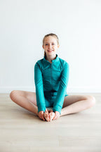 SALE Turbo Teal Active Shorty Shorts by Mila & Rose ®
