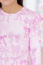 SALE Twinkle Ties L/S Ruffle Tee by Mila & Rose ®