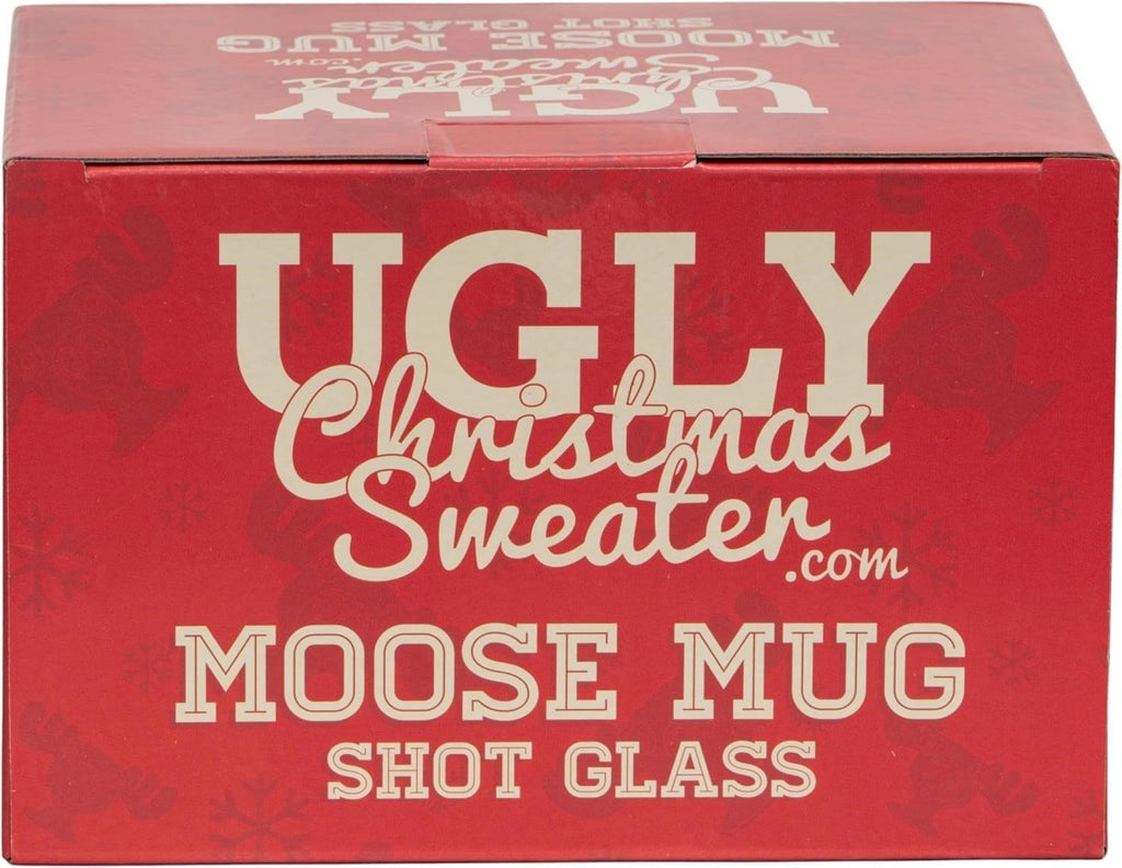 Christmas Vacation 1980s Movie Moose Mug Shot Glasses Gift Box Set by TVStoreOnline