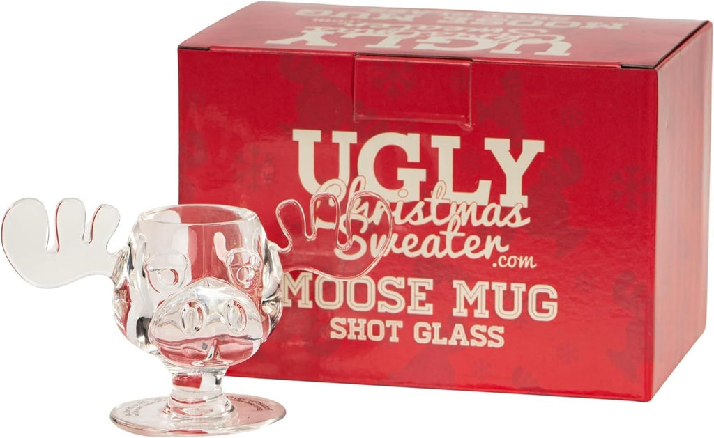Christmas Vacation 1980s Movie Moose Mug Shot Glasses Gift Box Set by TVStoreOnline
