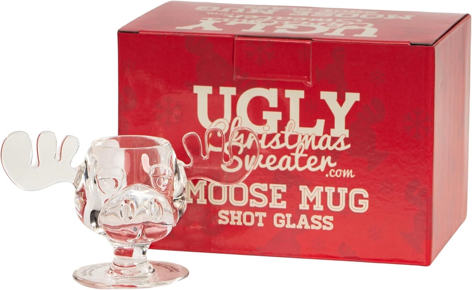 Christmas Vacation 1980s Movie Moose Mug Shot Glasses Gift Box Set by TVStoreOnline