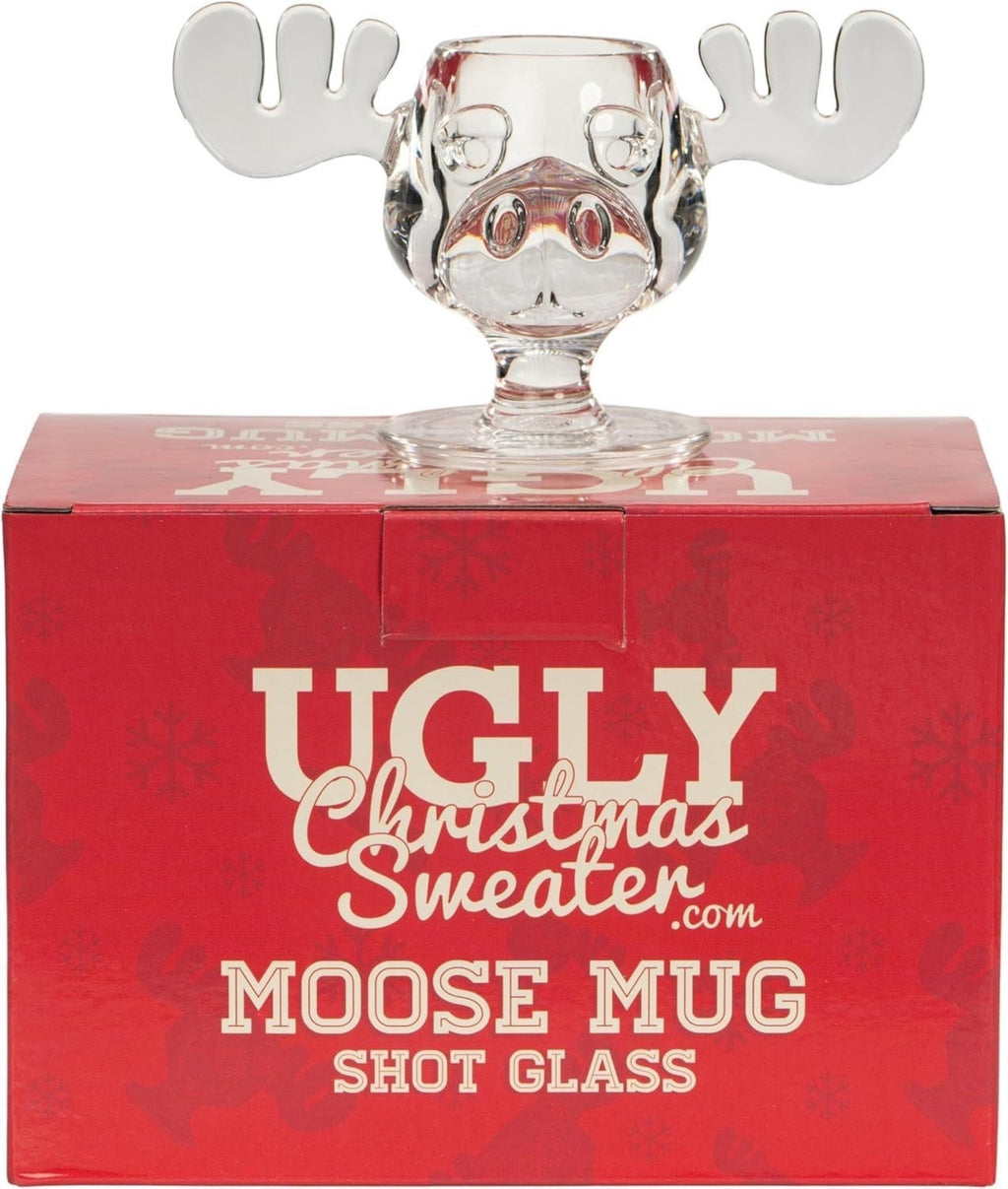 Christmas Vacation 1980s Movie Moose Mug Shot Glasses Gift Box Set by TVStoreOnline