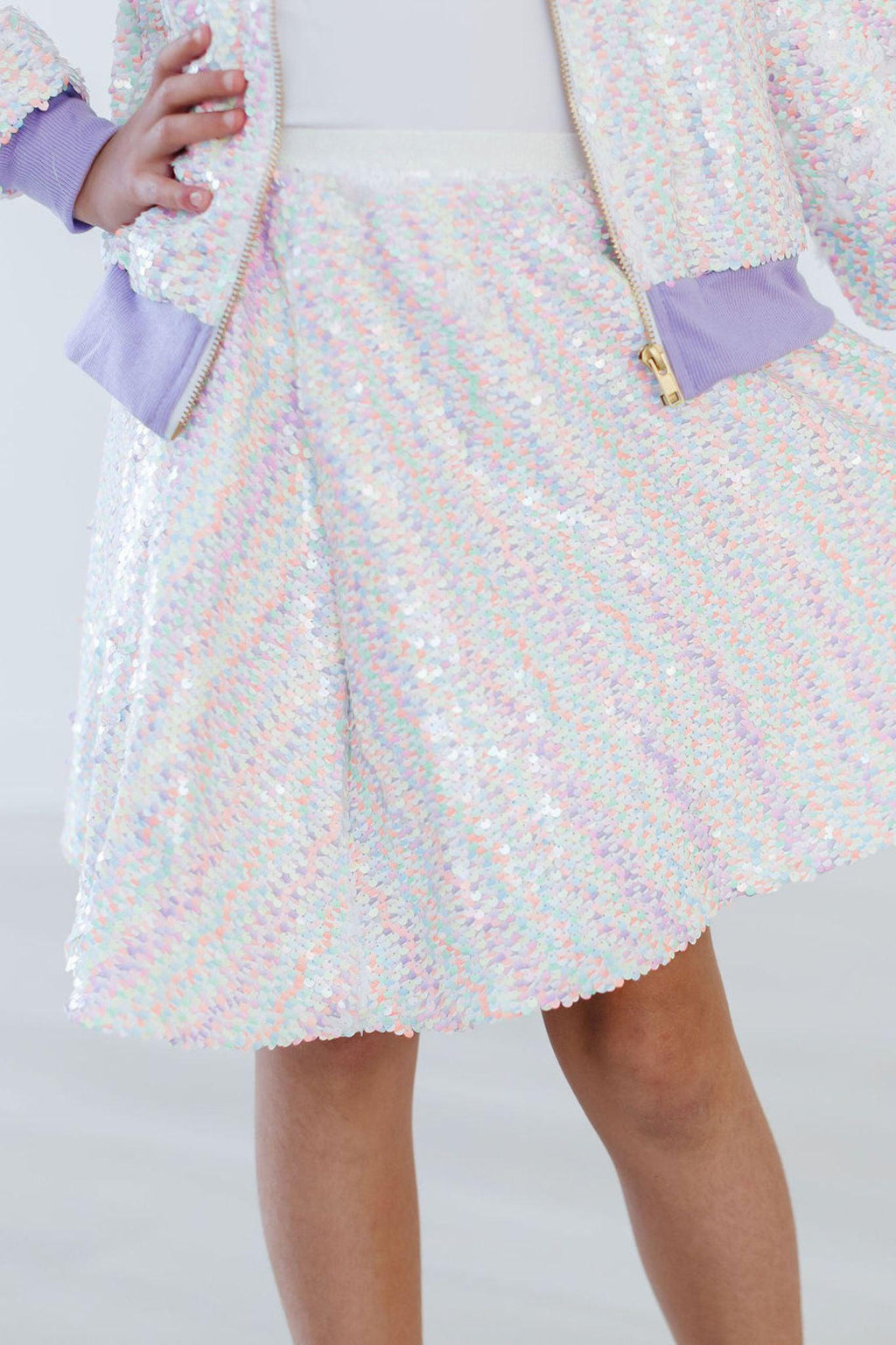 Unicorn Flip Sequin Twirl Skort by Mila & Rose ®