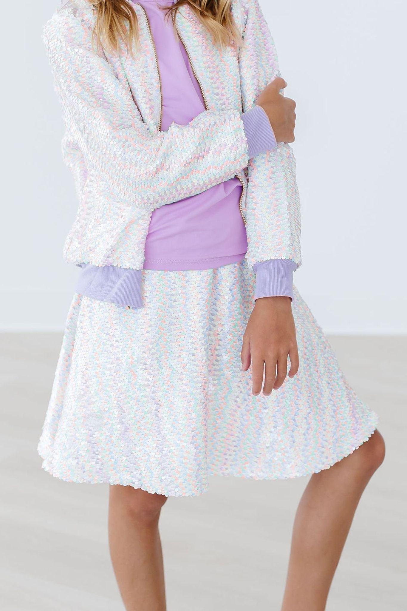 Unicorn Flip Sequin Twirl Skort by Mila & Rose ®