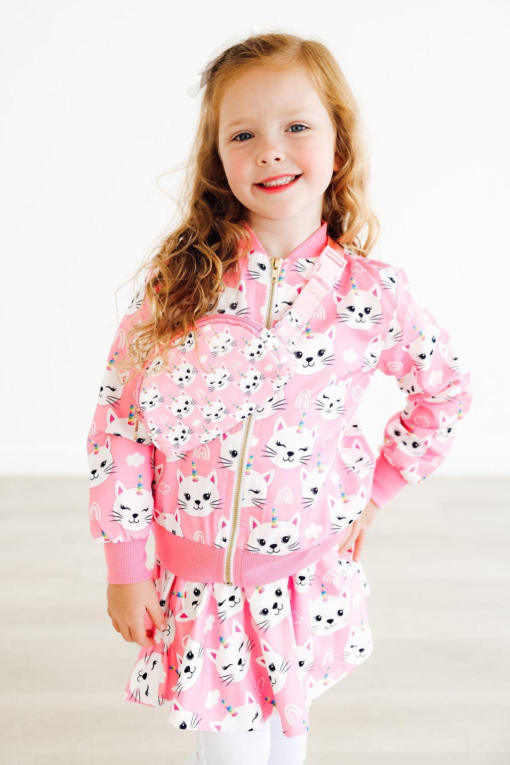 Unicorn Kitties Satin Jacket by Mila & Rose ®