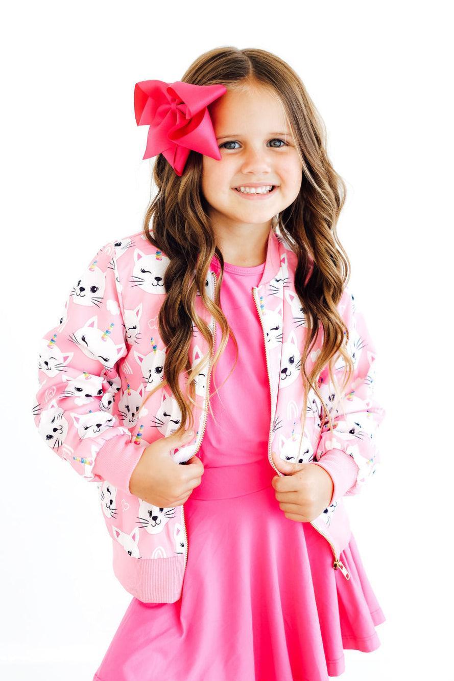 Unicorn Kitties Satin Jacket by Mila & Rose ®