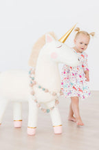 Unicorn Wish 3/4 Sleeve Pocket Twirl Dress by Mila & Rose ®