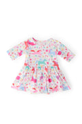 Unicorn Wish 3/4 Sleeve Twirl Bodysuit by Mila & Rose ®