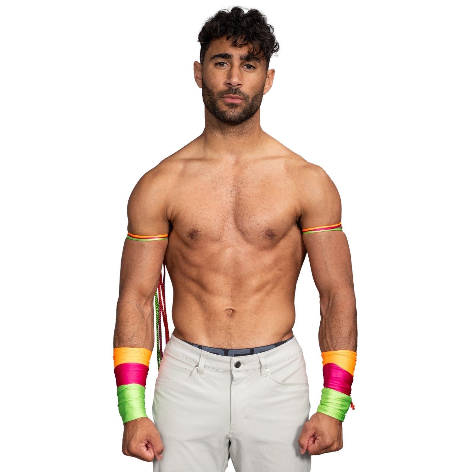 Ultimate Warrior Wrestler Halloween Cosplay Costume Wristband & Armbands by TVStoreOnline