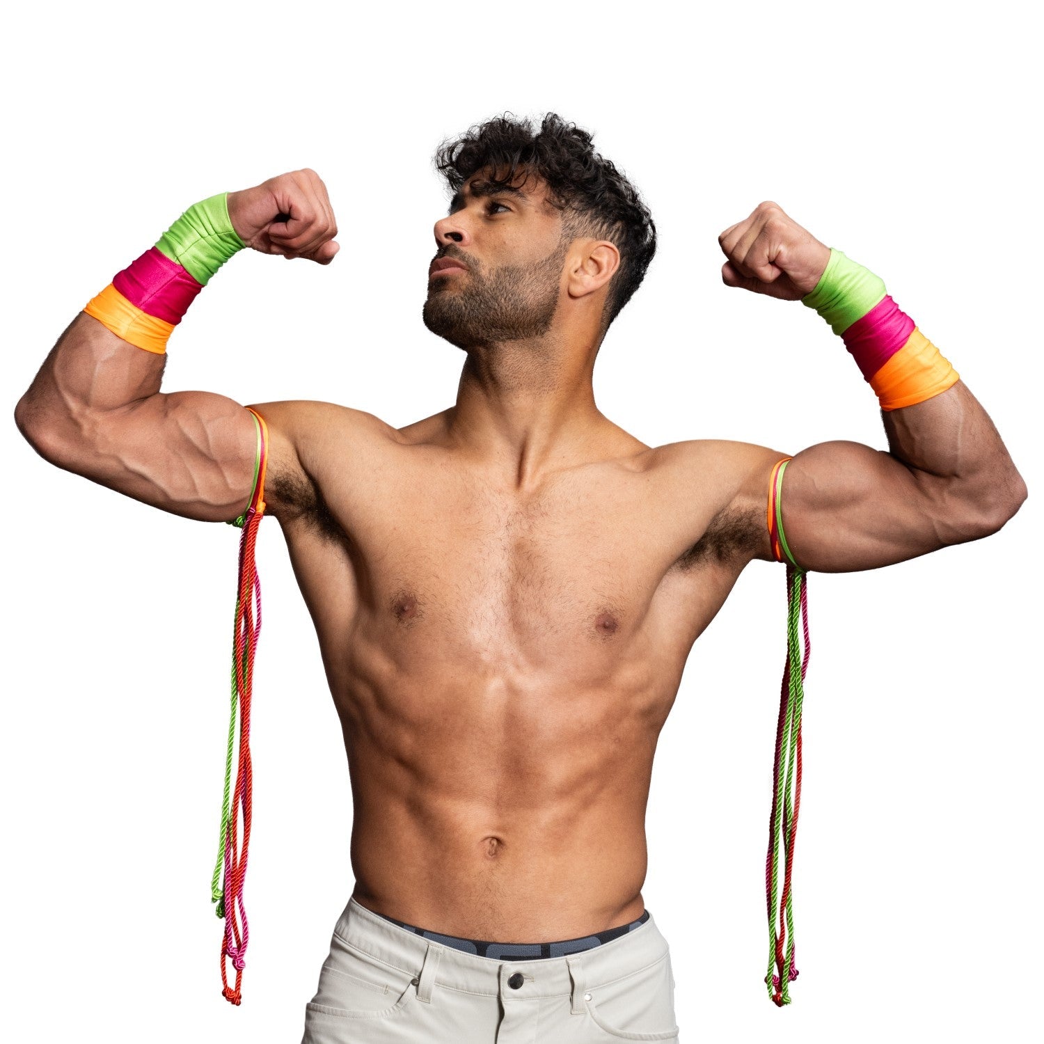 Ultimate Warrior Wrestler Halloween Cosplay Costume Wristband & Armbands by TVStoreOnline