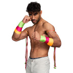 Ultimate Warrior Wrestler Halloween Cosplay Costume Wristband & Armbands by TVStoreOnline