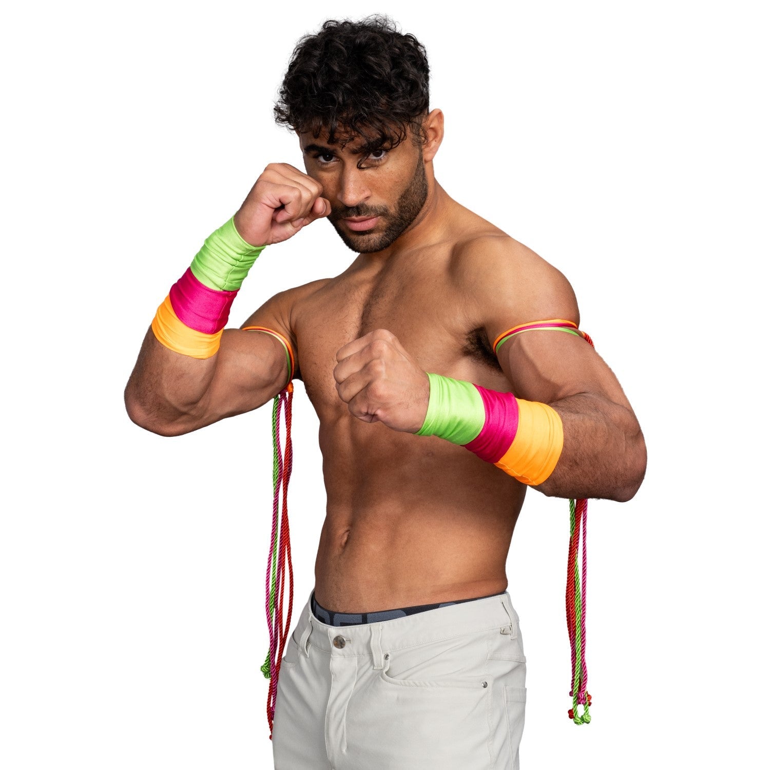 Ultimate Warrior Wrestler Halloween Cosplay Costume Wristband & Armbands by TVStoreOnline