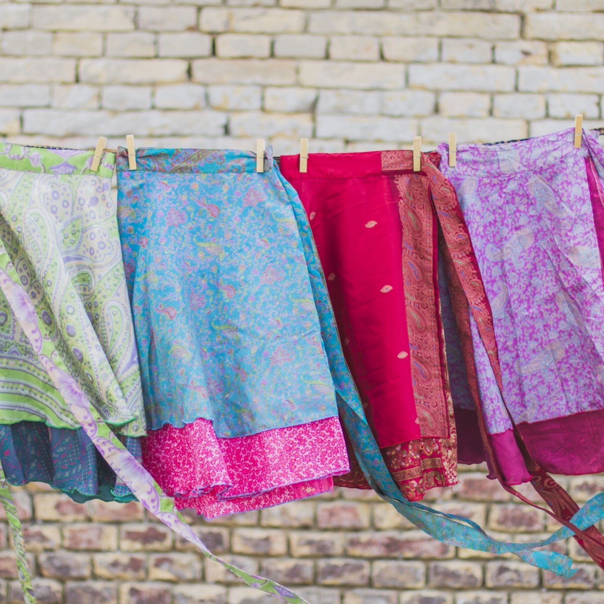 The Original Sari Wrap Skirt by Darn Good Yarn