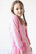 Bubblegum Pink Sequin Jacket by Mila & Rose ®