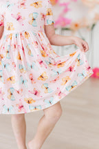 Butterfly Kisses S/S Pocket Twirl Dress by Mila & Rose ®
