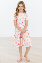 Butterfly Kisses S/S Pocket Twirl Dress by Mila & Rose ®