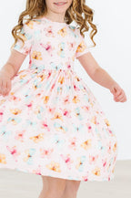 Butterfly Kisses S/S Pocket Twirl Dress by Mila & Rose ®