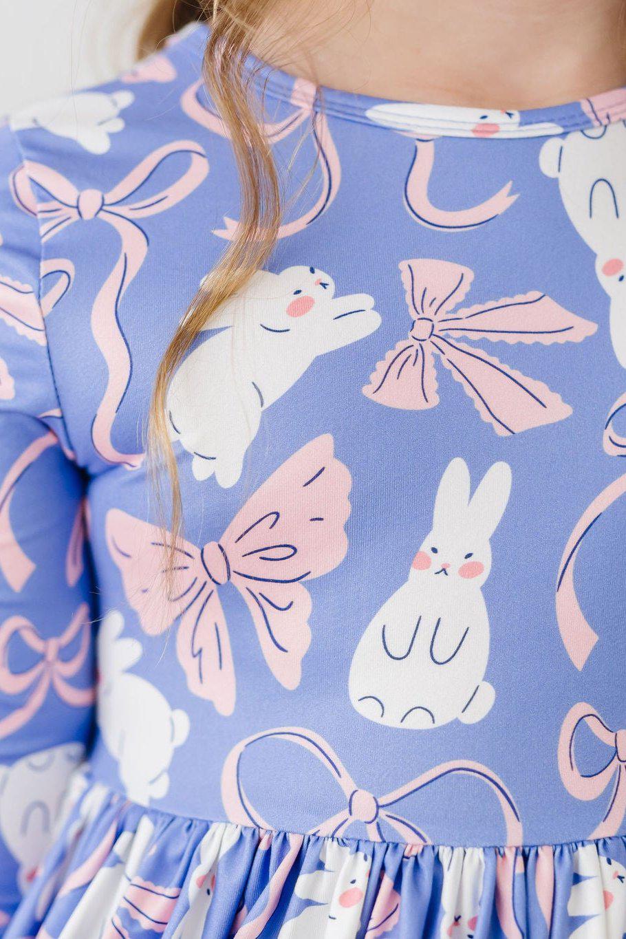 Hop, Skip & Twirl 3/4 Sleeve Pocket Twirl Dress by Mila & Rose ®