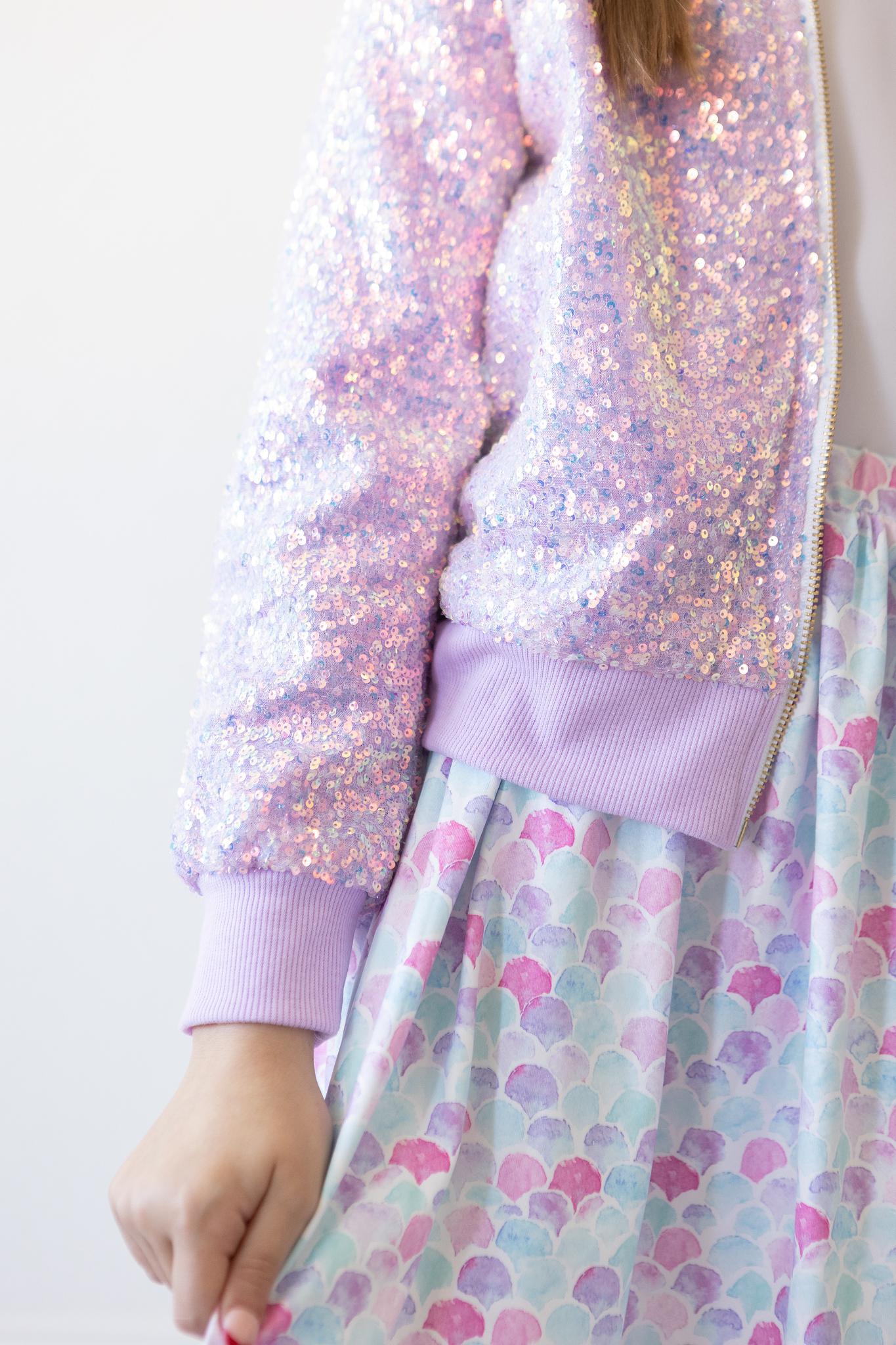 Lavender Sequin Jacket by Mila & Rose ®