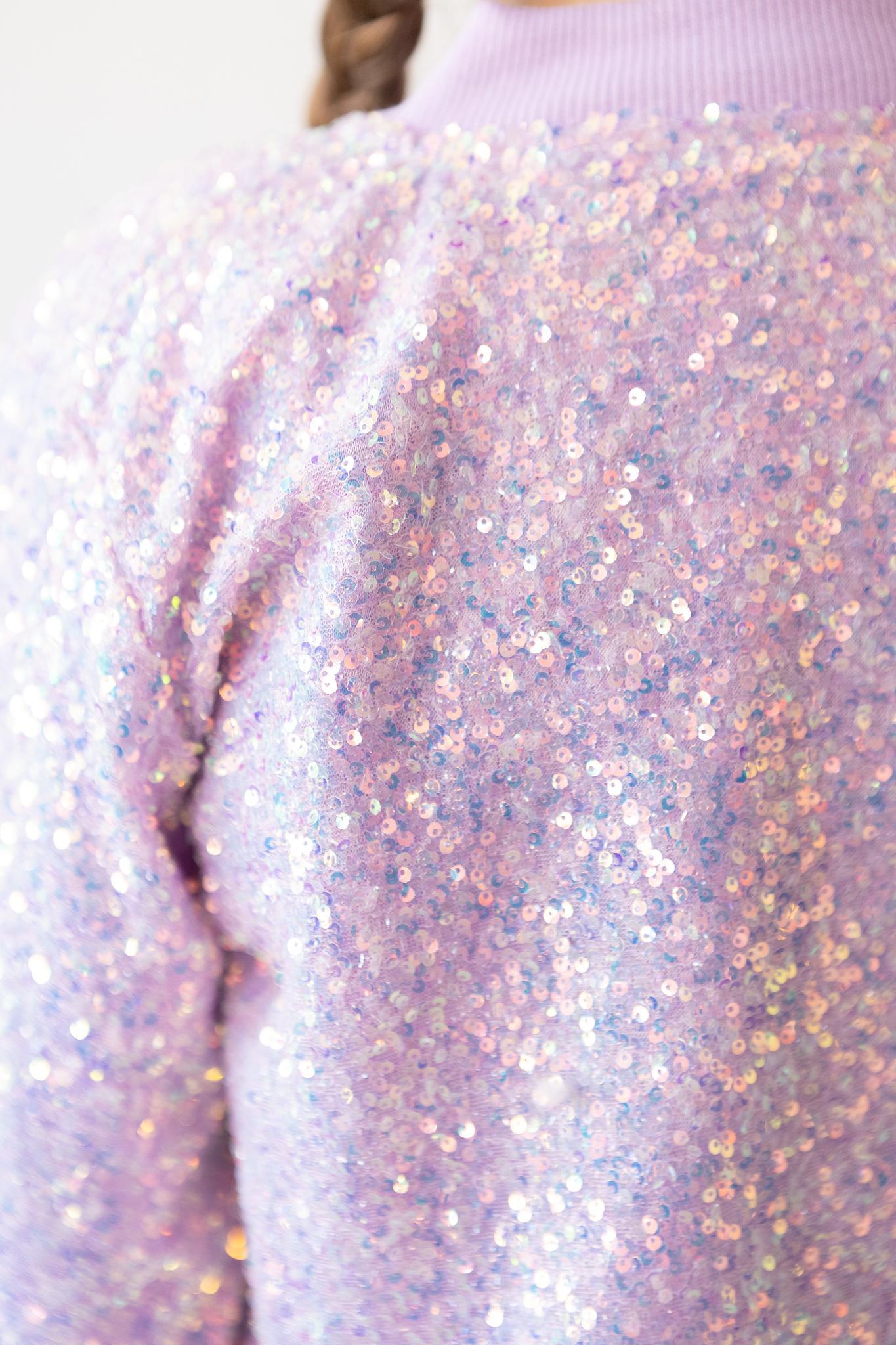 Lavender Sequin Jacket by Mila & Rose ®