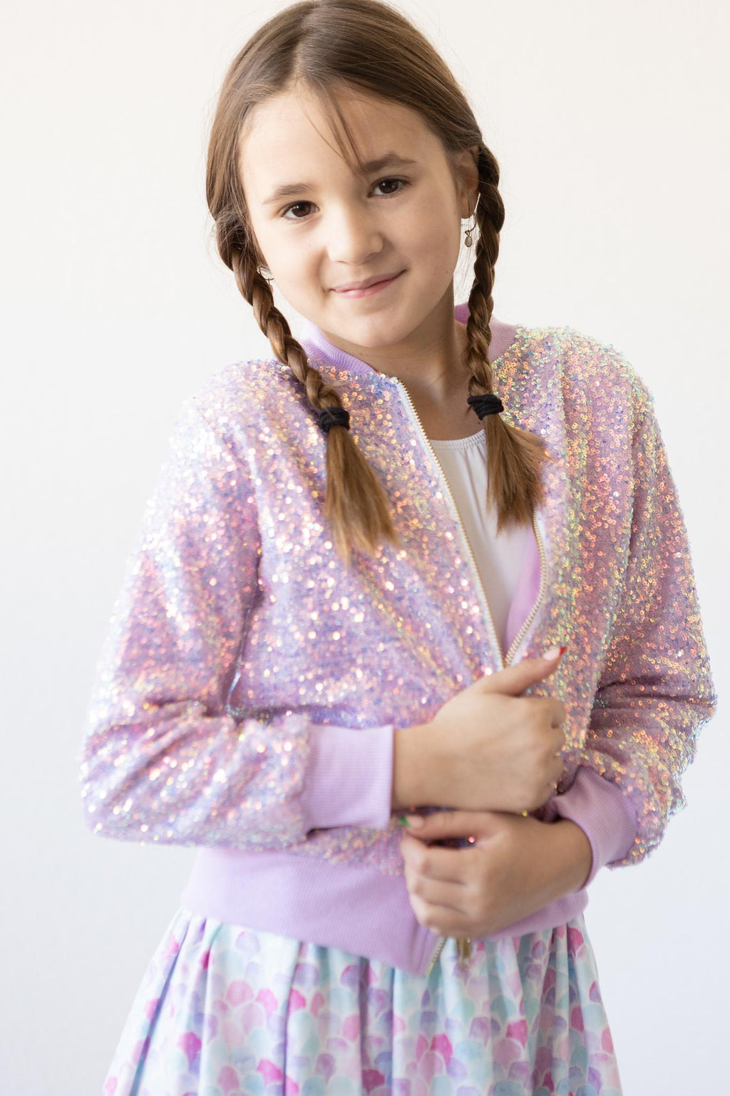 Lavender Sequin Jacket by Mila & Rose ®