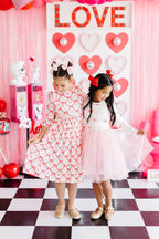 Lovebug 3/4 Sleeve Ruffle Twirl Dress by Mila & Rose ®