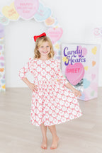 Lovebug 3/4 Sleeve Ruffle Twirl Dress by Mila & Rose ®