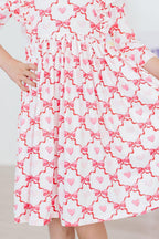 Lovebug 3/4 Sleeve Ruffle Twirl Dress by Mila & Rose ®