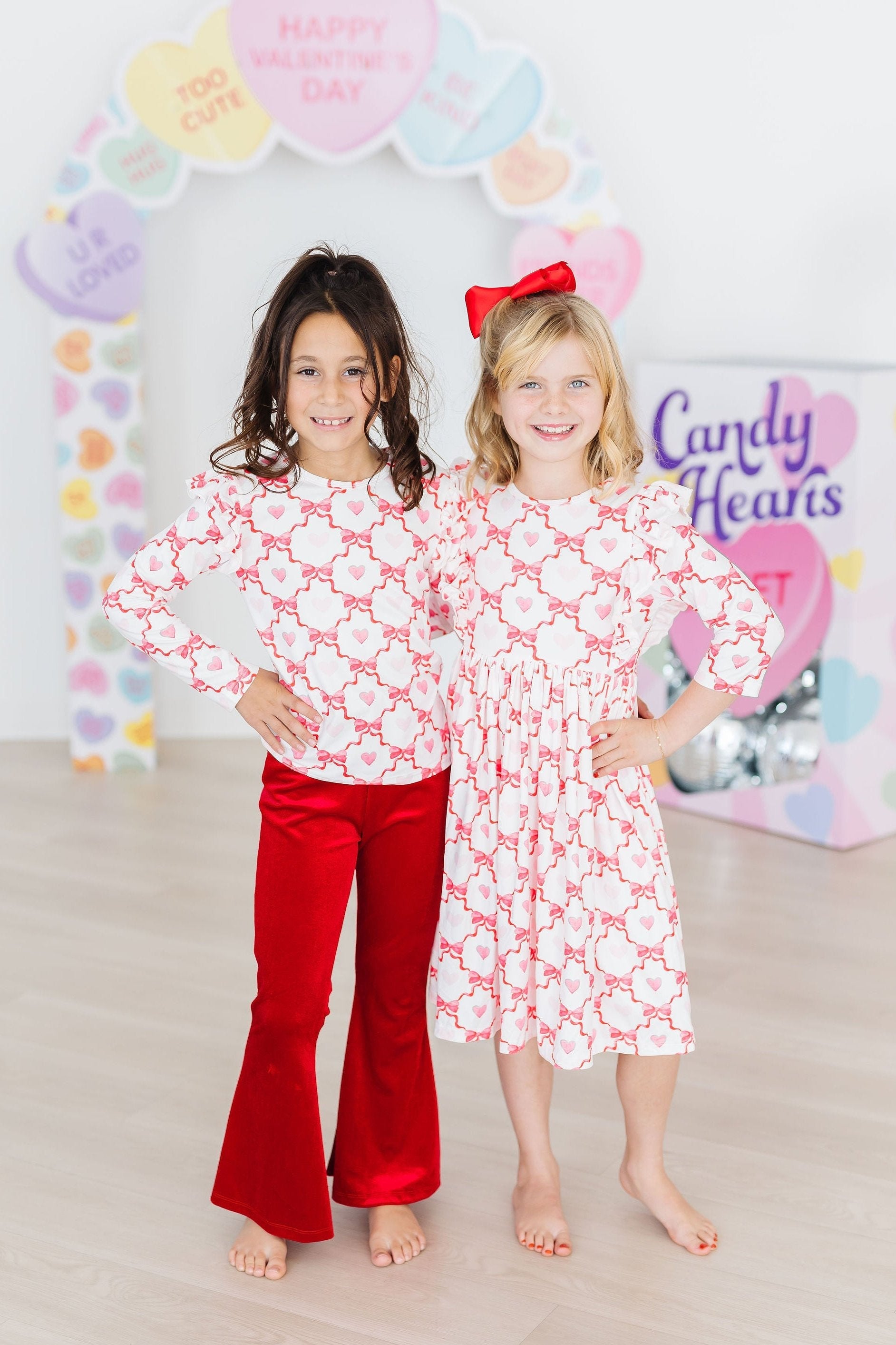 Lovebug 3/4 Sleeve Ruffle Twirl Dress by Mila & Rose ®