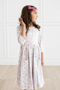One in a Million 3/4 Sleeve Pocket Twirl Dress by Mila & Rose ®