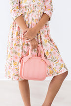 Pretty Peachy 3/4 Sleeve Pocket Twirl Dress by Mila & Rose ®