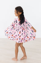 Purr-fectly Spooky 3/4 Sleeve Pocket Twirl Dress by Mila & Rose ®