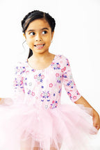 Retro Daydream 3/4 Sleeve Tutu Leotard by Mila & Rose ®