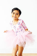 Retro Daydream 3/4 Sleeve Tutu Leotard by Mila & Rose ®
