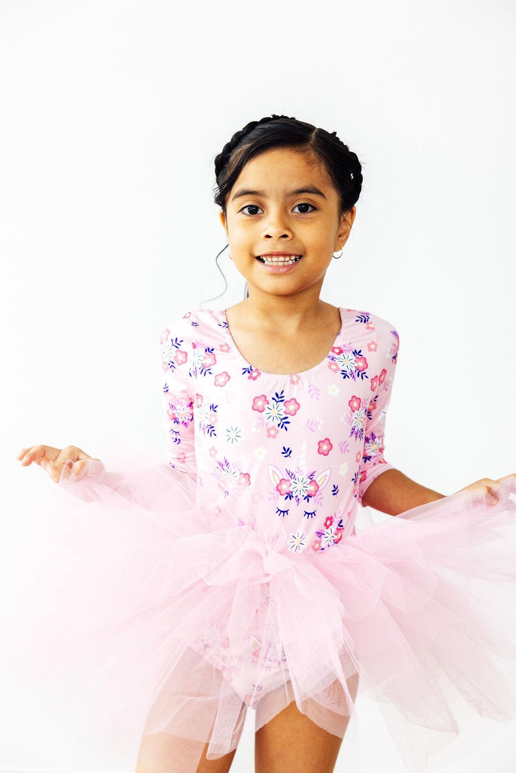 Retro Daydream 3/4 Sleeve Tutu Leotard by Mila & Rose ®