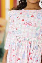 School Days 3/4 Ruffle Twirl Dress by Mila & Rose ®