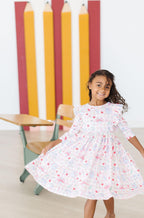 School Days 3/4 Ruffle Twirl Dress by Mila & Rose ®