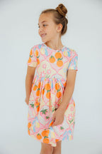 Summer Picnic S/S Pocket Twirl Dress by Mila & Rose ®