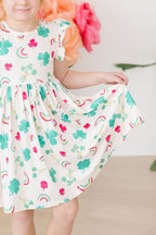 SALE Top of the Mornin' Flutter Sleeve Twirl Dress by Mila & Rose ®