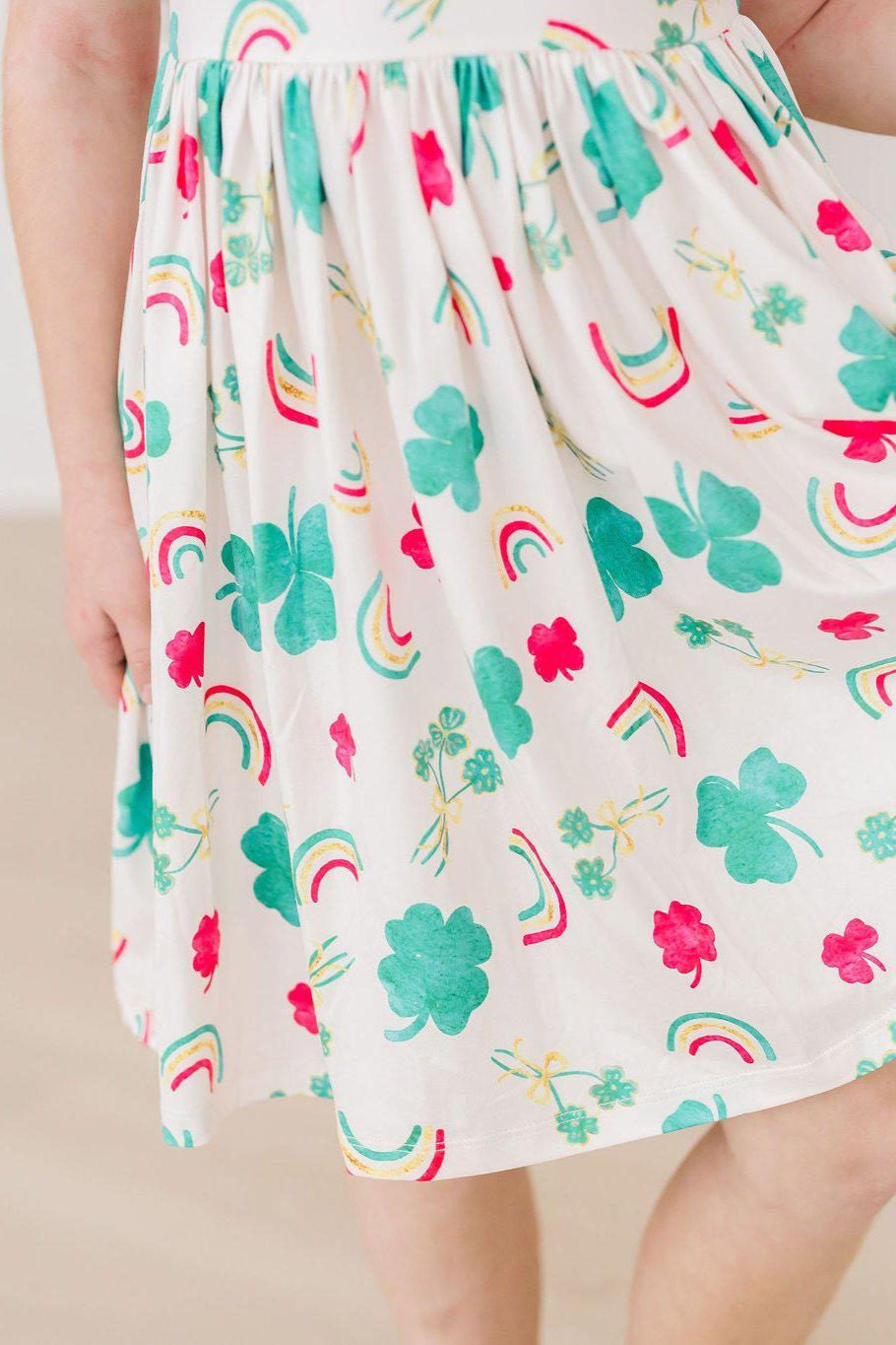 SALE Top of the Mornin' Flutter Sleeve Twirl Dress by Mila & Rose ®